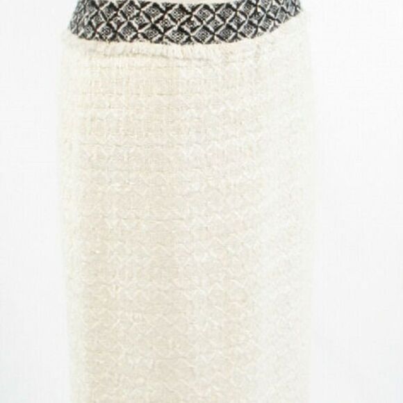 Ivory black DD COLLECTION pencil skirt 4 - Picture 4 of 8